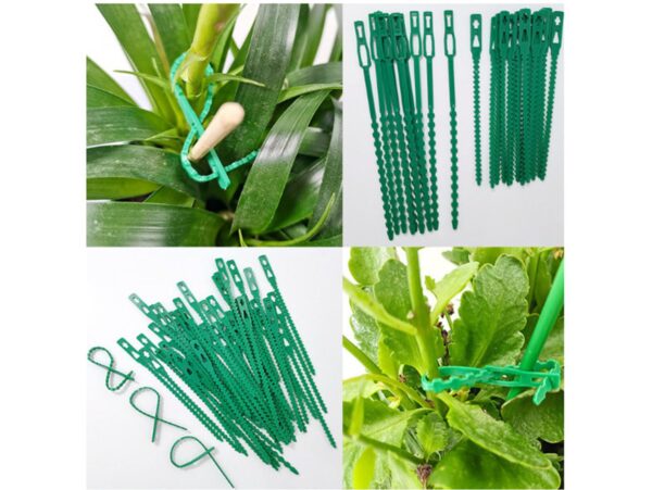 OPASKI DO KWIATÓW REGULOWANE 17,5CM 50SZT