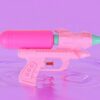 PISTOLET NA WODĘ KARABIN 19cm - różowy