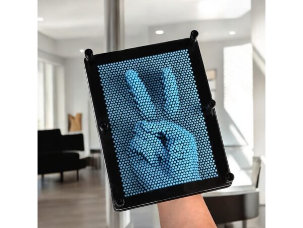 TABLICA SZPILKOWA PLASTIKOWA 15x20cm - błękitny