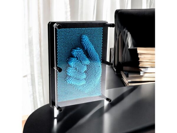 TABLICA SZPILKOWA PLASTIKOWA 15x20cm - błękitny