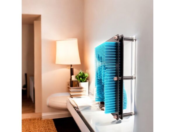 TABLICA SZPILKOWA PLASTIKOWA 15x20cm - błękitny