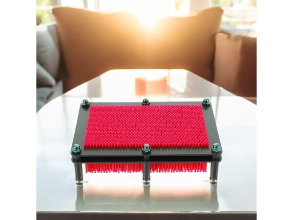 TABLICA SZPILKOWA PLASTIKOWA 15x20cm - czerwony