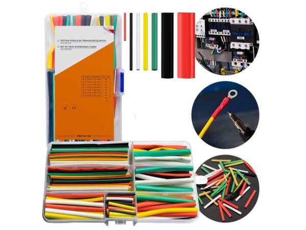 TERMOKURCZKI ZESTAW RUREK TERMOKURCZLIWYCH 140 SZT