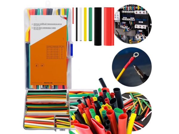 TERMOKURCZKI ZESTAW RUREK TERMOKURCZLIWYCH 140 SZT