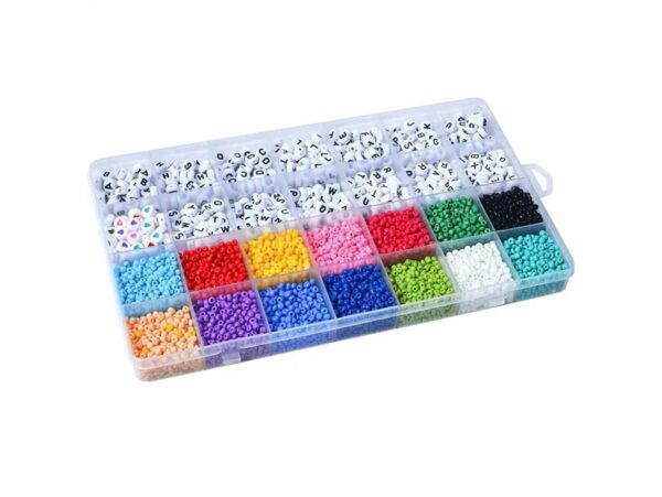 ZESTAW KORALIKÓW DO ROBIENIA BRANSOLETEK