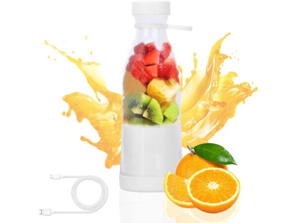 BLENDER BUTELKA PRZENOŚNY TURYSTYCZNY - biały