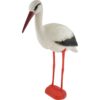 BOCIAN PTAK SZTUCZNY PLASTIKOWY 82x65x22