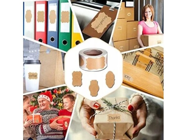 ETYKIETY NAKLEJKI NA PRZYPRAWY 500SZT