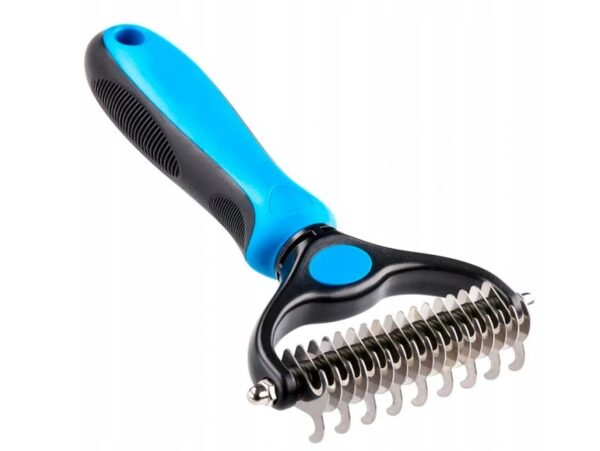 GRZEBIEŃ DO WYCZESYWANIA SIERŚCI PSA KOTA ZGRZEBŁO