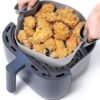 KOSZYK SILIKONOWY FORMA DO FRYTKOWNICY AIR FRYER 20x20x6,5cm