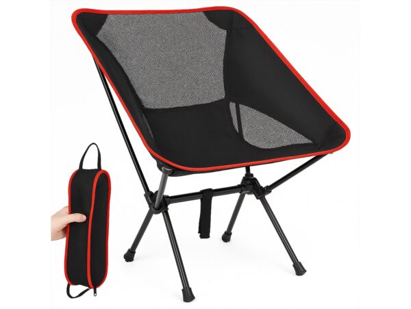KRZESŁO TURYSTYCZNE WĘDKARSKIE SKŁADANE 120KG 65x46x5cm