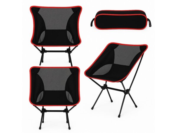 KRZESŁO TURYSTYCZNE WĘDKARSKIE SKŁADANE 120KG 65x46x5cm