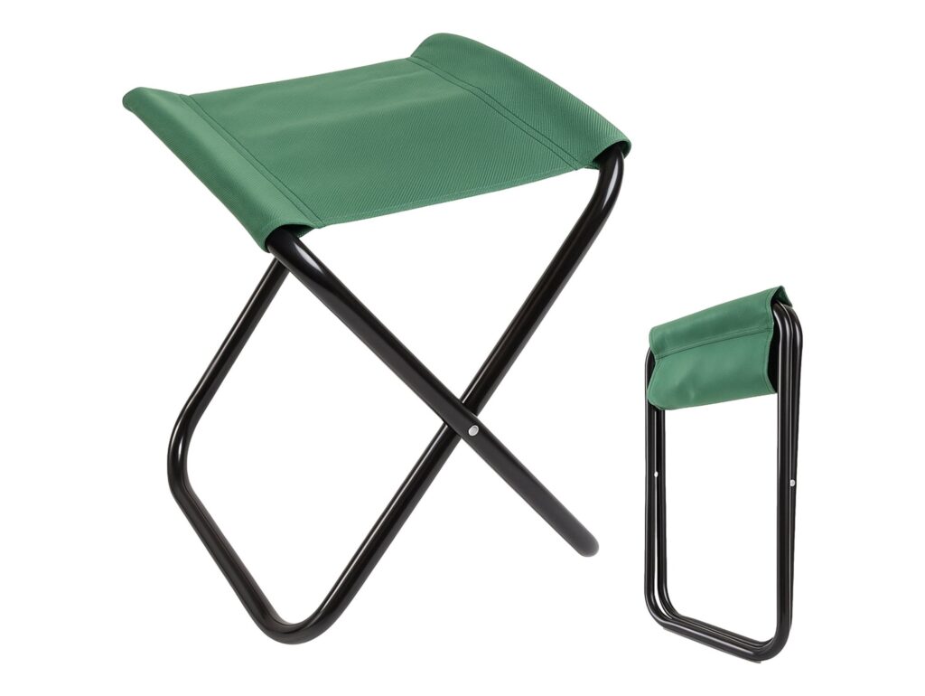 KRZESEŁKO KRZESŁO WĘDKARSKIE SKŁADANE32x27x25cm - zielony