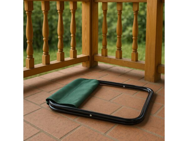 KRZESEŁKO KRZESŁO WĘDKARSKIE SKŁADANE32x27x25cm - zielony