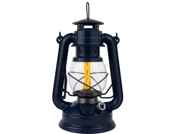 LAMPA NAFTOWA 24cm - granatowy