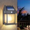 LAMPA SOLARNA Z CZUJNIKIEM RUCHU ZMIERZCHU 3 TRYBY 17x11x6cm