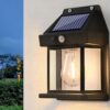 LAMPA SOLARNA Z CZUJNIKIEM RUCHU ZMIERZCHU 3 TRYBY 17x11x6cm