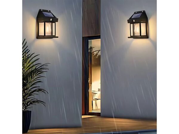 LAMPA SOLARNA Z CZUJNIKIEM RUCHU ZMIERZCHU 3 TRYBY 17x11x6cm