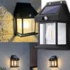 LAMPA SOLARNA Z CZUJNIKIEM RUCHU ZMIERZCHU 3 TRYBY 17x11x6cm