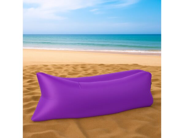 MATERAC SOFA NADMUCHIWANA LAZY BAG AIR SOF - fioletowy