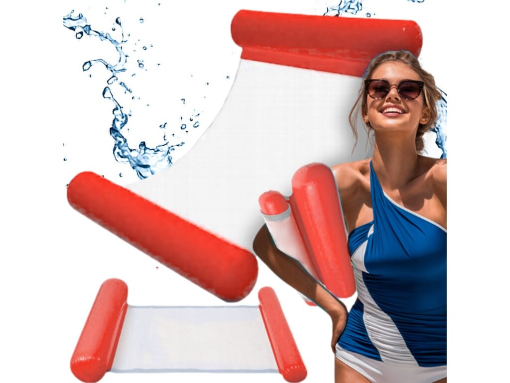 MATERAC WODNY HAMAK - czerwony