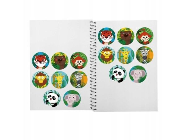 NAKLEJKI MOTYWACYJNE ROLKA 500SZT