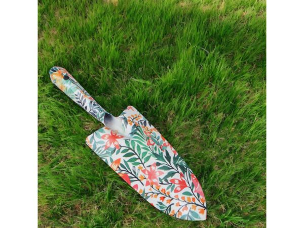 NARZĘDZIA OGRODOWE 3SZT - pomarańczowe kwiaty