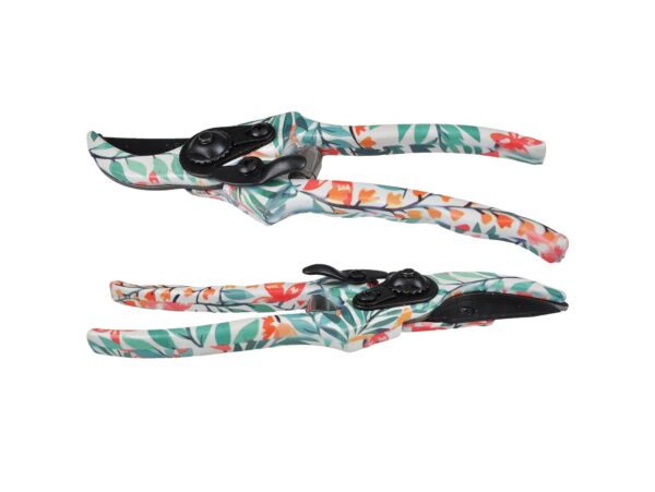 NARZĘDZIA OGRODOWE 3SZT - pomarańczowe kwiaty