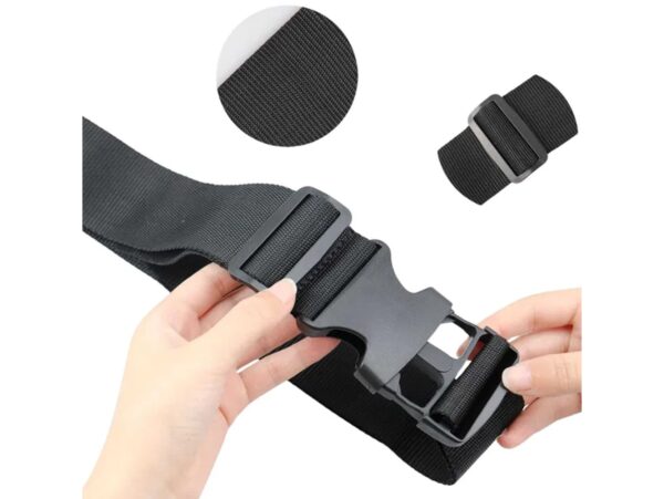 PAS BAGAŻOWY DO WALIZKI ZABEZPIECZAJĄCY - czarny