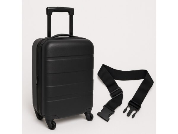 PAS BAGAŻOWY DO WALIZKI ZABEZPIECZAJĄCY - czarny