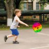 PIŁKA GUMOWA PLAŻOWA 20CM - kolorowe