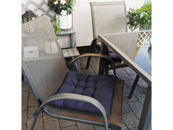 PODUSZKA NA KRZESŁO 40 x 40 - granatowy