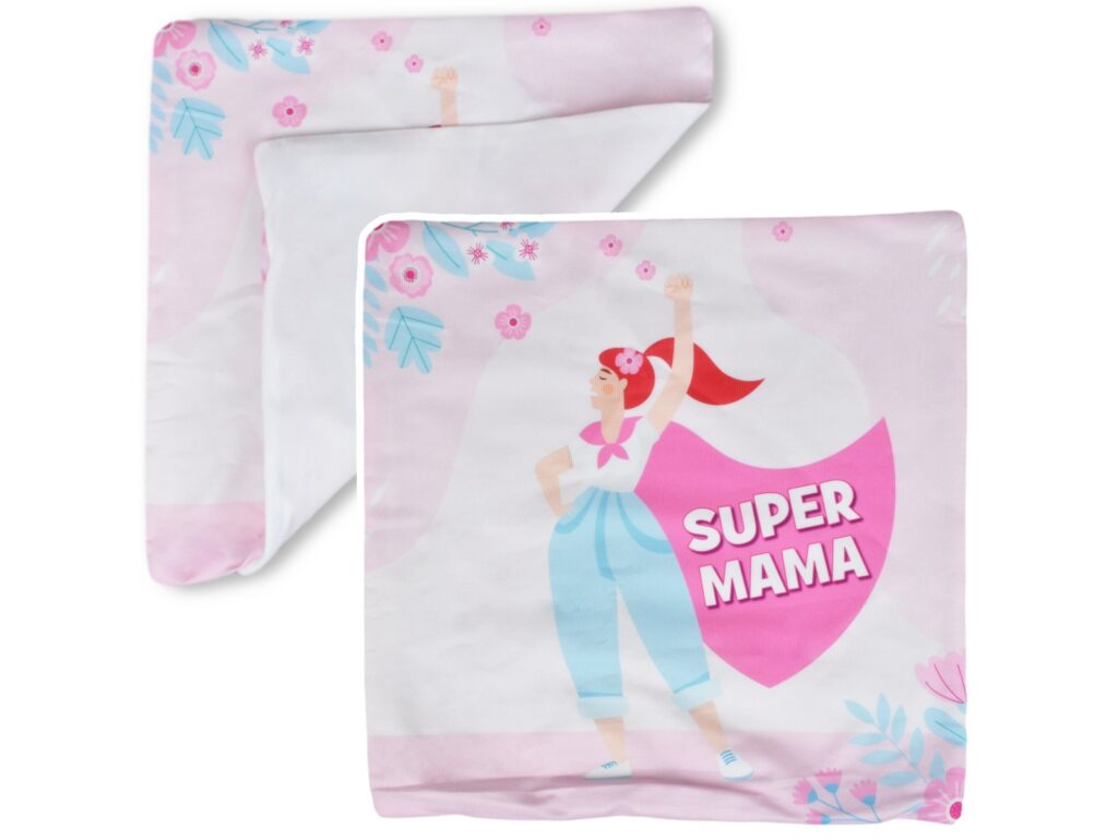 POSZEWKA NA PODUSZKĘ NA DZIEŃ MAMY 40x40 - super mama