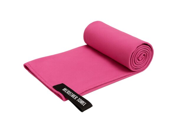 RĘCZNIK Z MIKROFIBRY SZYBKOSCHNĄCY 80x130CM - różowy