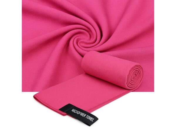 RĘCZNIK Z MIKROFIBRY SZYBKOSCHNĄCY 80x130CM - różowy
