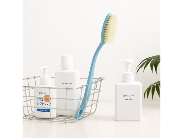 SZCZOTKA DO MYCIA PLECÓW - niebieski