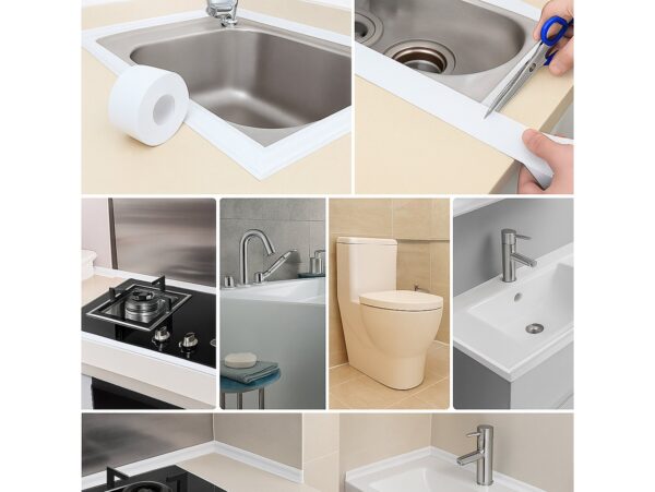 TAŚMA USZCZELNIAJĄCA DO WANNY BRODZIKA ZLEWU 38MM