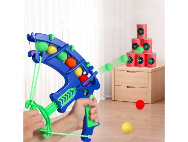 ŁUK ZABAWKOWY Z PIŁECZKAMI 34CM