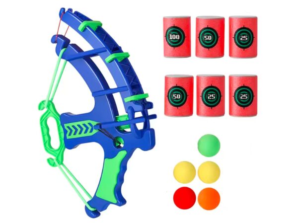 ŁUK ZABAWKOWY Z PIŁECZKAMI 34CM