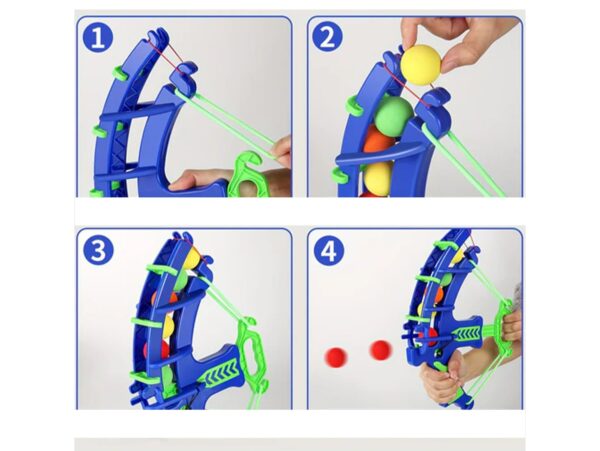 ŁUK ZABAWKOWY Z PIŁECZKAMI 34CM