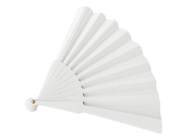 WACHLARZ MATERIAŁOWY 25CM - biały