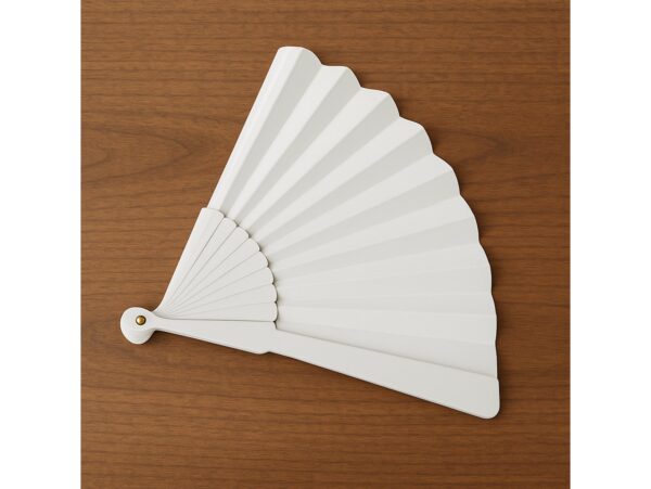 WACHLARZ MATERIAŁOWY 25CM - biały