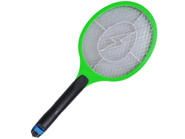 ŁAPKA NA MUCHY ELEKTRYCZNA NA AKUMULATOR DO GNIAZDKA - zielony