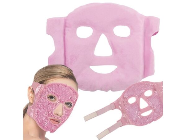 ŻELOWA MASKA NA TWARZ - różowy