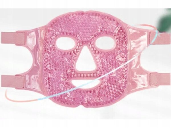 ŻELOWA MASKA NA TWARZ - różowy