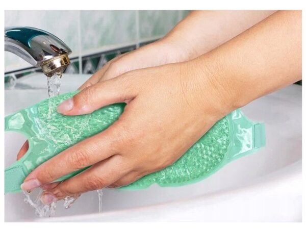 ŻELOWA MASKA NA TWARZ - zielona