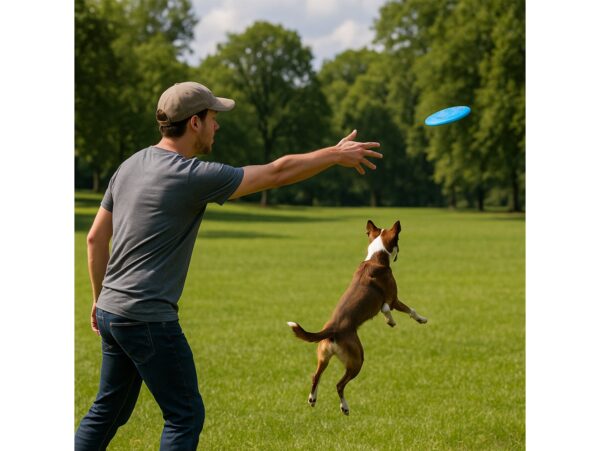 FRISBEE DLA PSA 15CM - niebieski