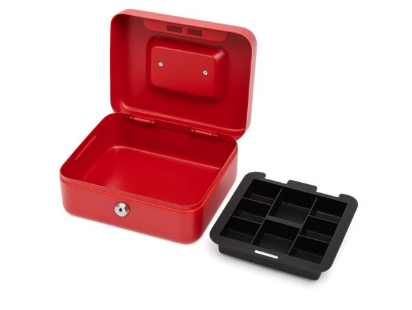 KASETKA NA PIENIADZE DUŻA 200 x 160 x 90 - czerwona