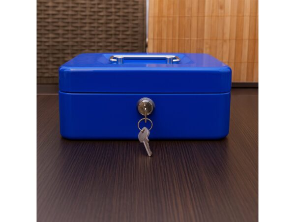 KASETKA NA PIENIADZE DUŻA 200 x 160 x 90 - niebieski
