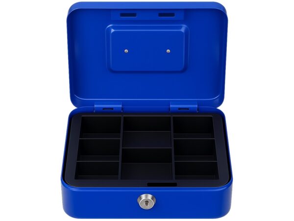 KASETKA NA PIENIADZE DUŻA 200 x 160 x 90 - niebieski